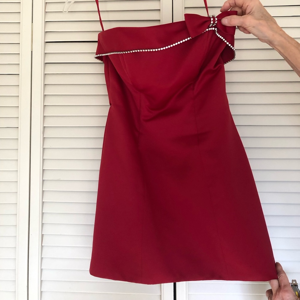 Red prom dress